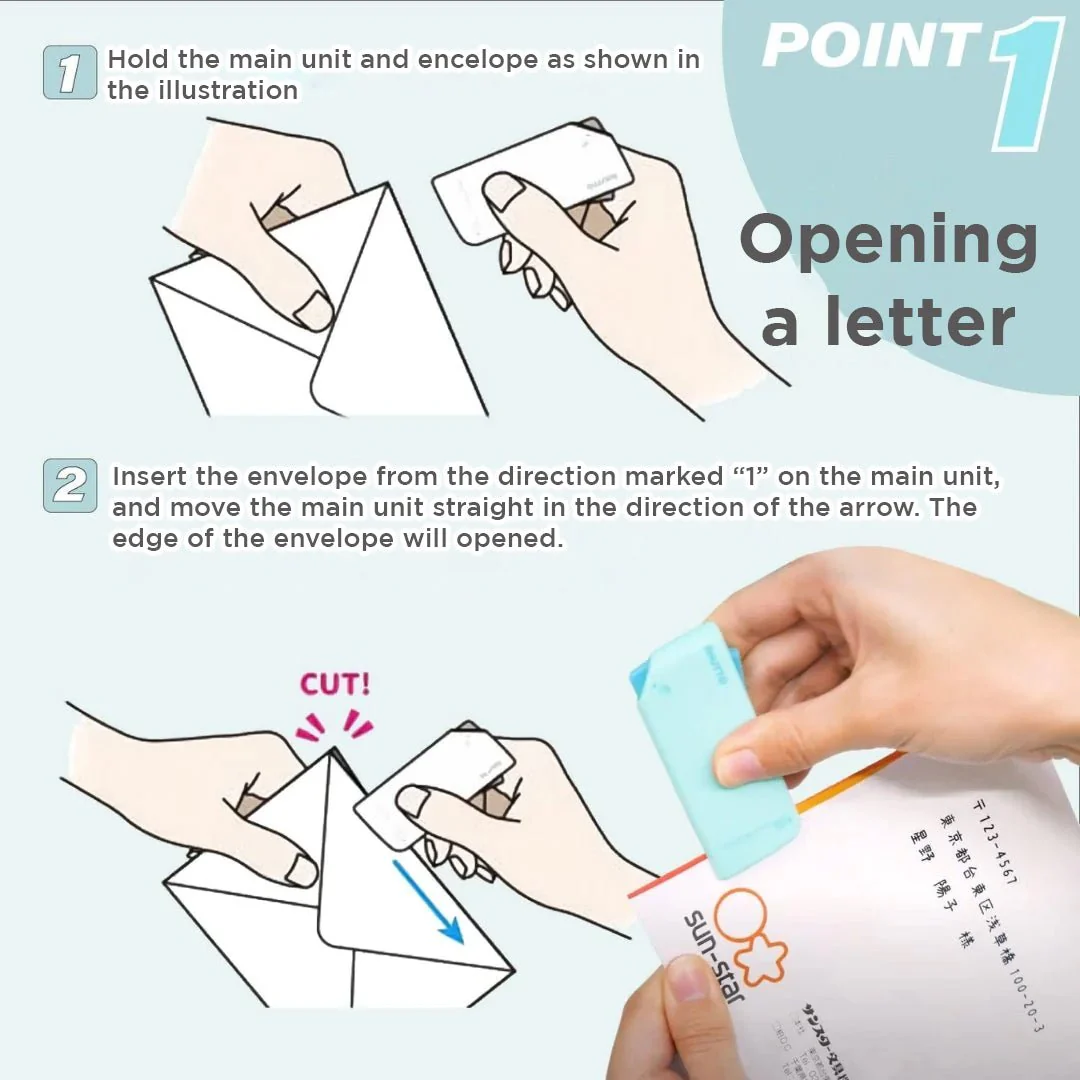 Sun Star Magnetic Paper Cutter+Letter Opener - Image 25
