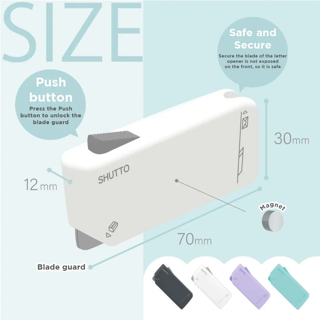 Sun Star Magnetic Paper Cutter+Letter Opener - Image 26