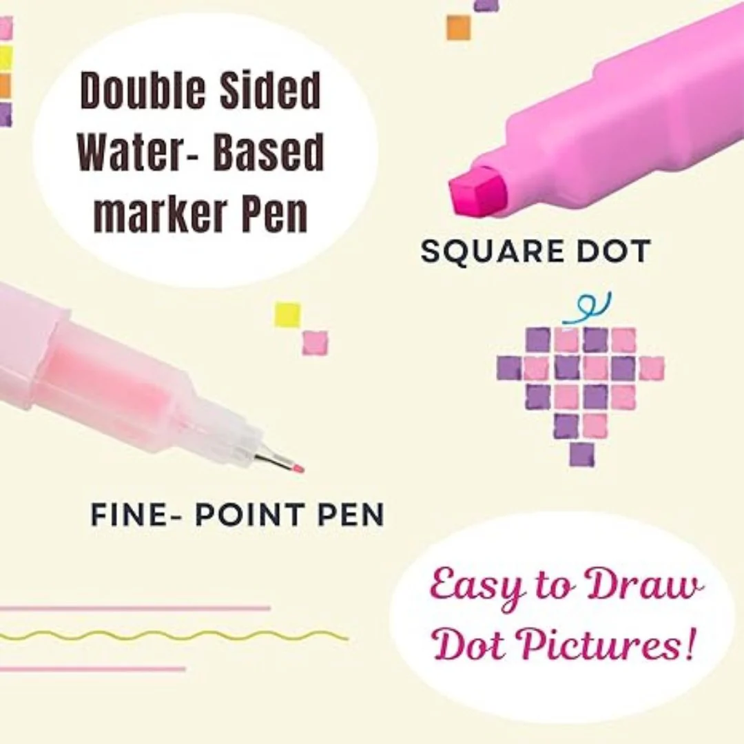 Sun Star Dot Square Pen - Image 5