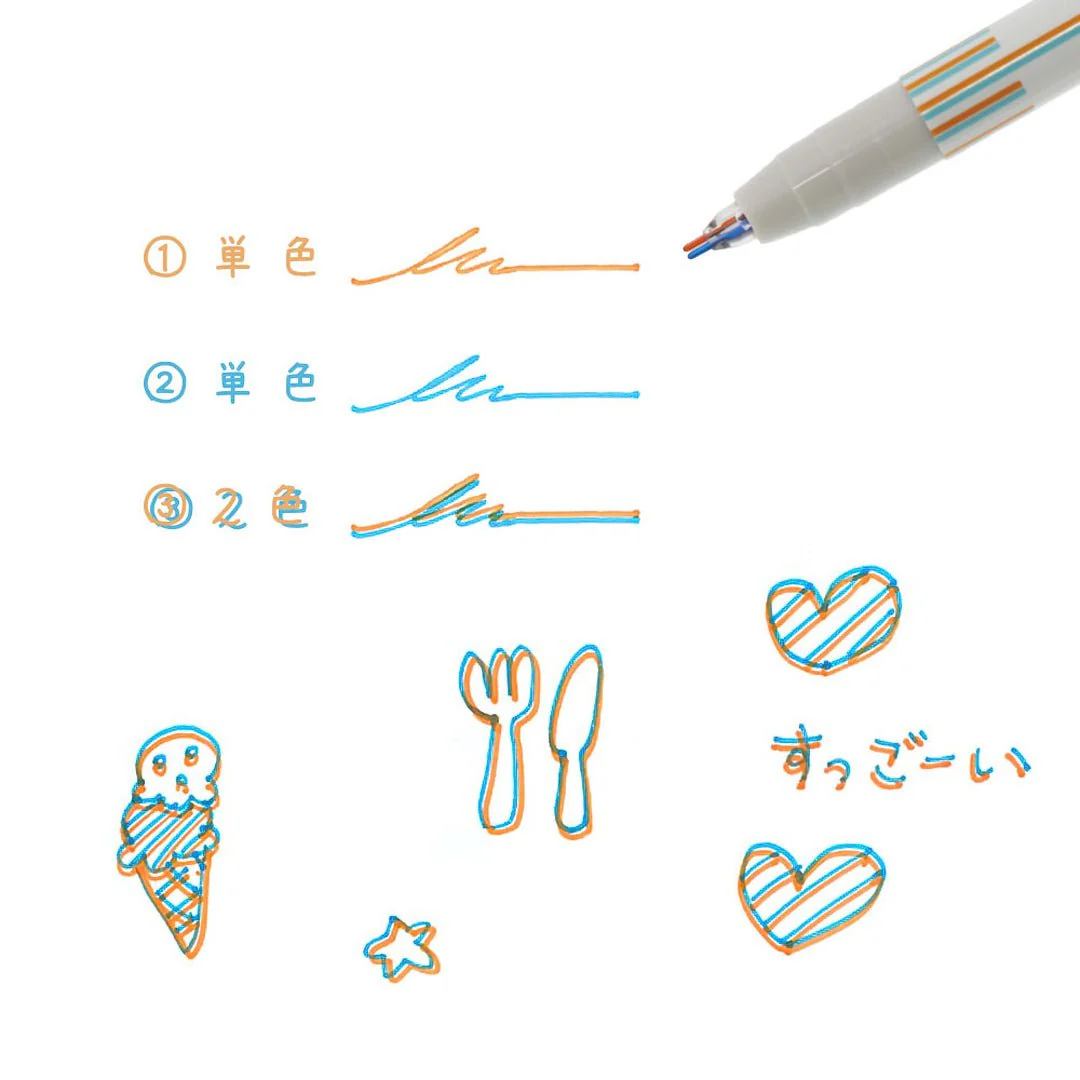 Sun Star Double Color Pen - Image 15