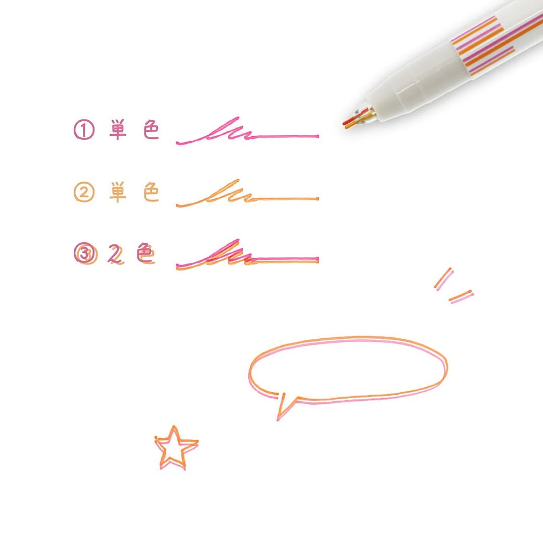 Sun Star Double Color Pen - Image 20