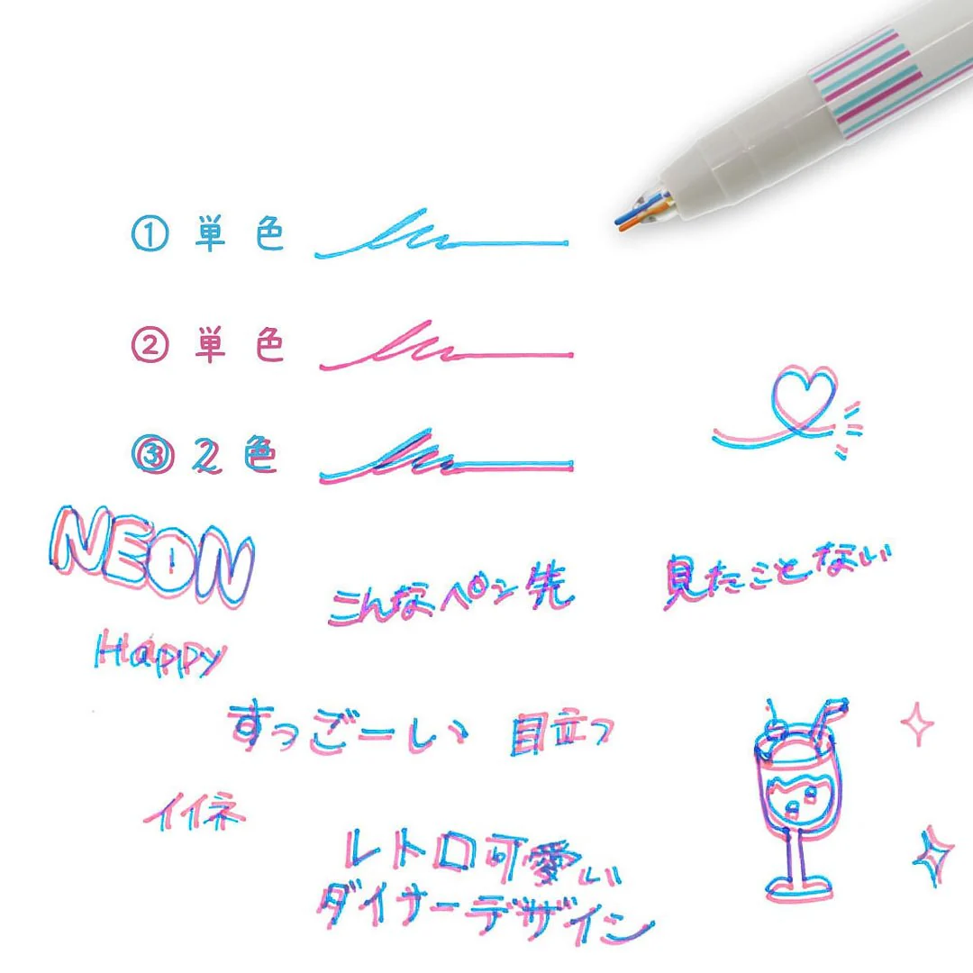 Sun Star Double Color Pen - Image 30