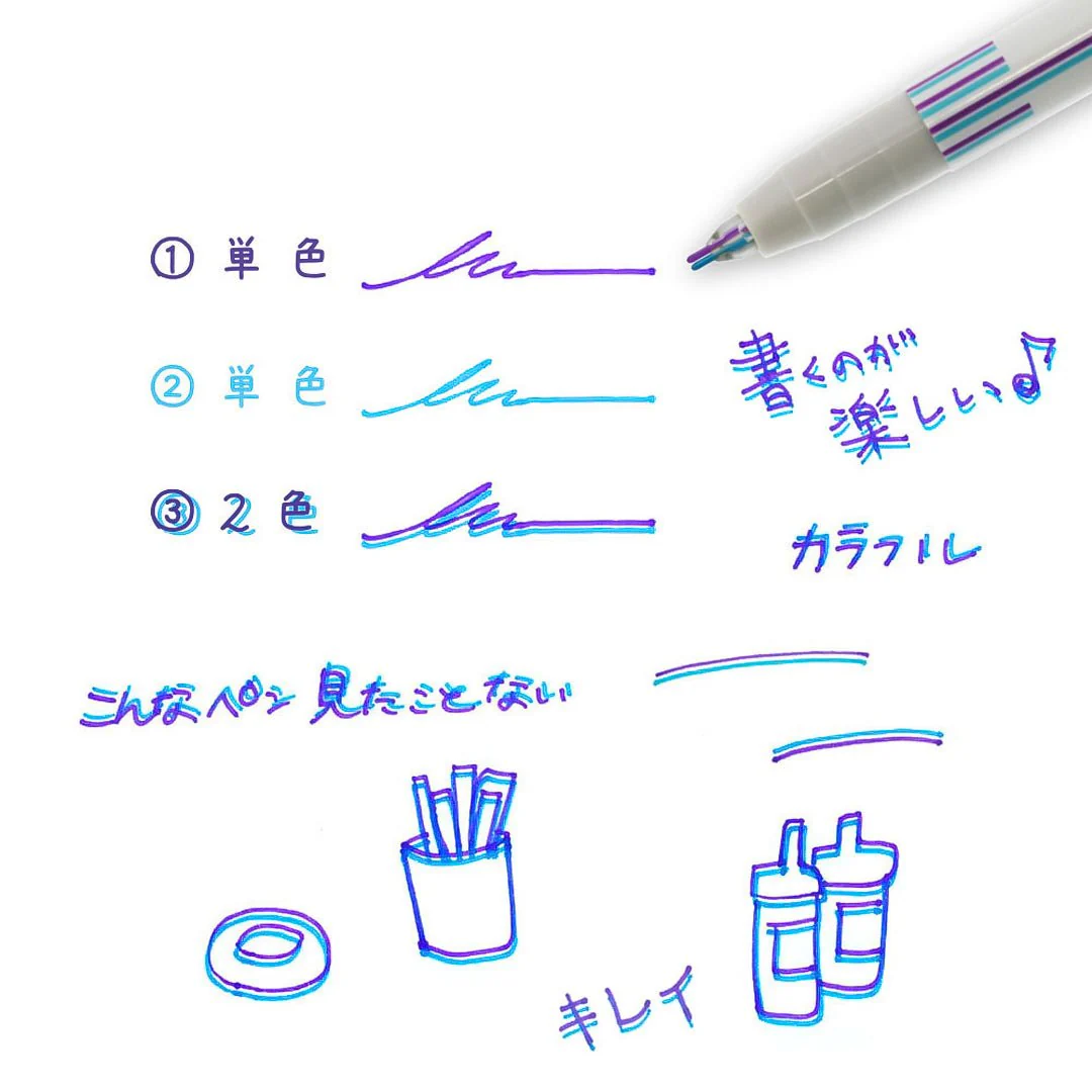 Sun Star Double Color Pen - Image 43