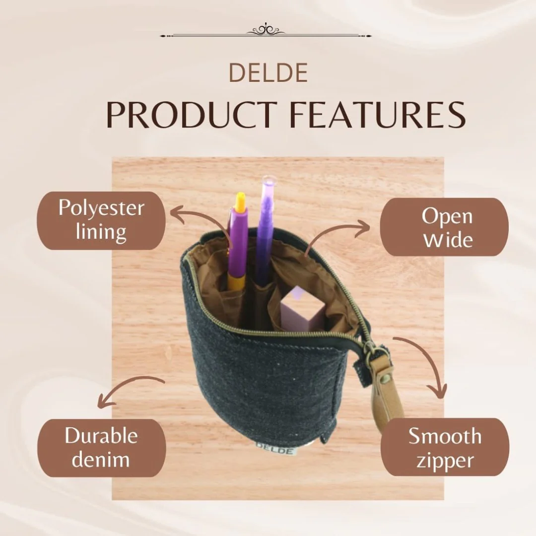 Sun Star Delde Denim Outfit Pen Case - Image 7