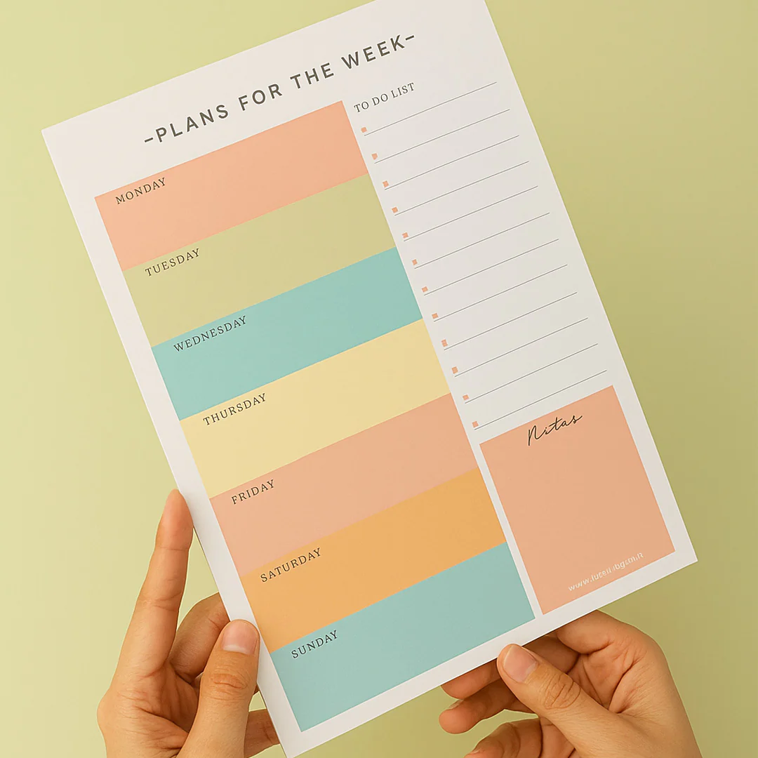 The Art Loom Plans For The Week A5 Planner - Image 7