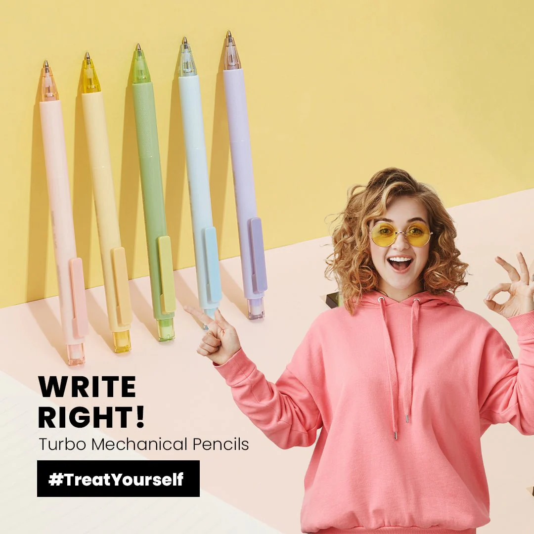 Kaco Turbo Mechanical Pencil 0.5 Premium + Resin Leads - Image 15