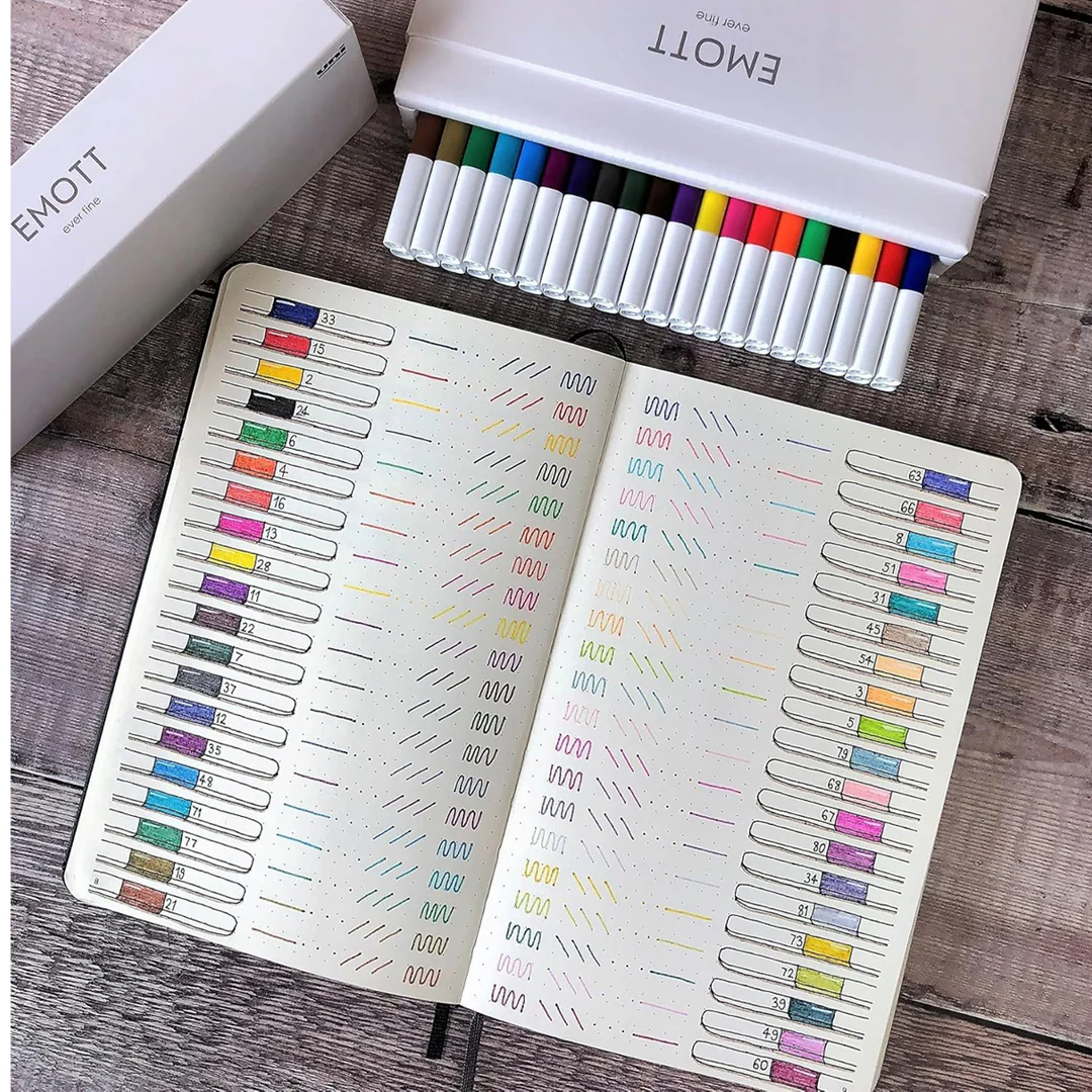 Uni Emott Pens Color Set - Image 11