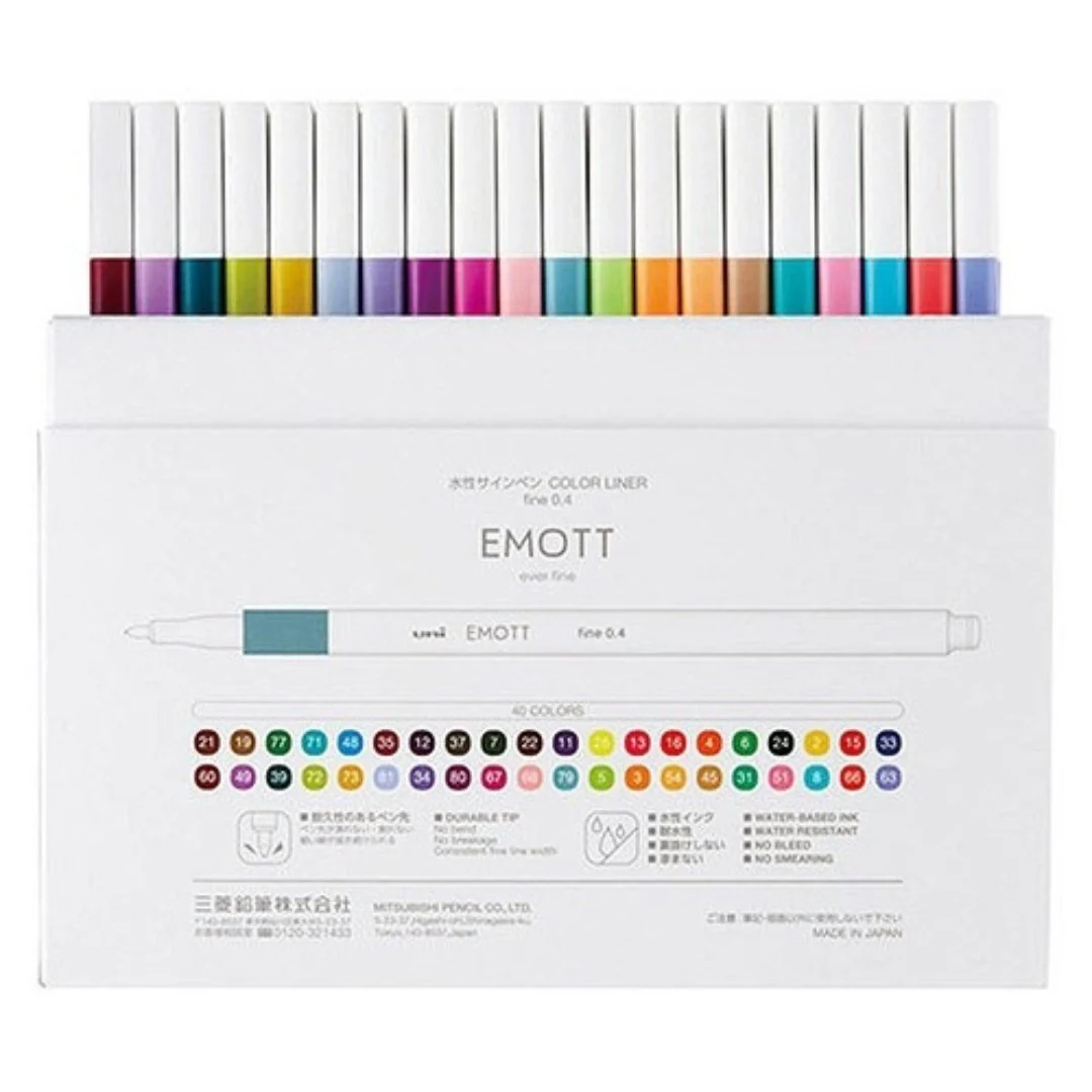 Uni Emott Pens Color Set - Image 3