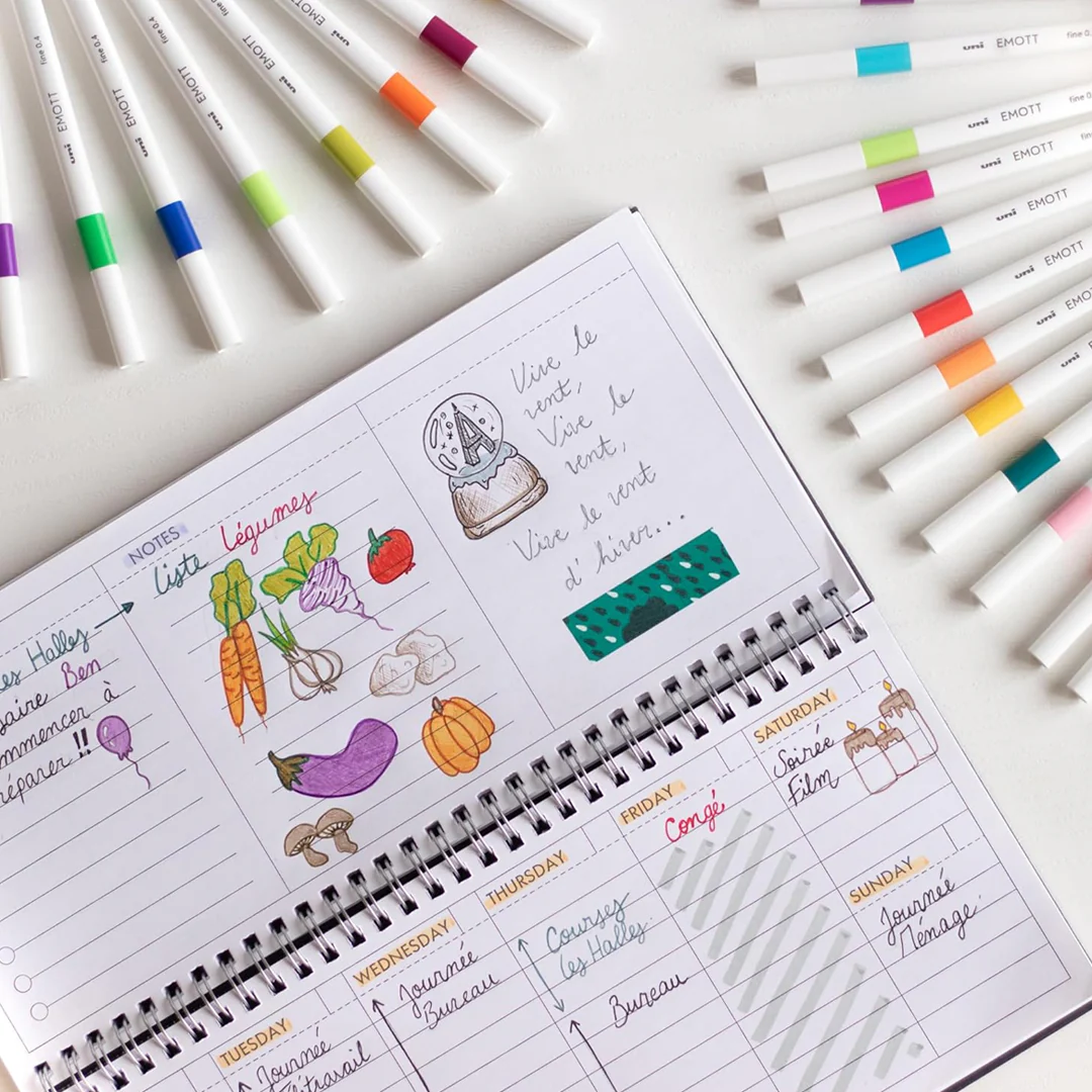 Uni Emott Pens Color Set - Image 9