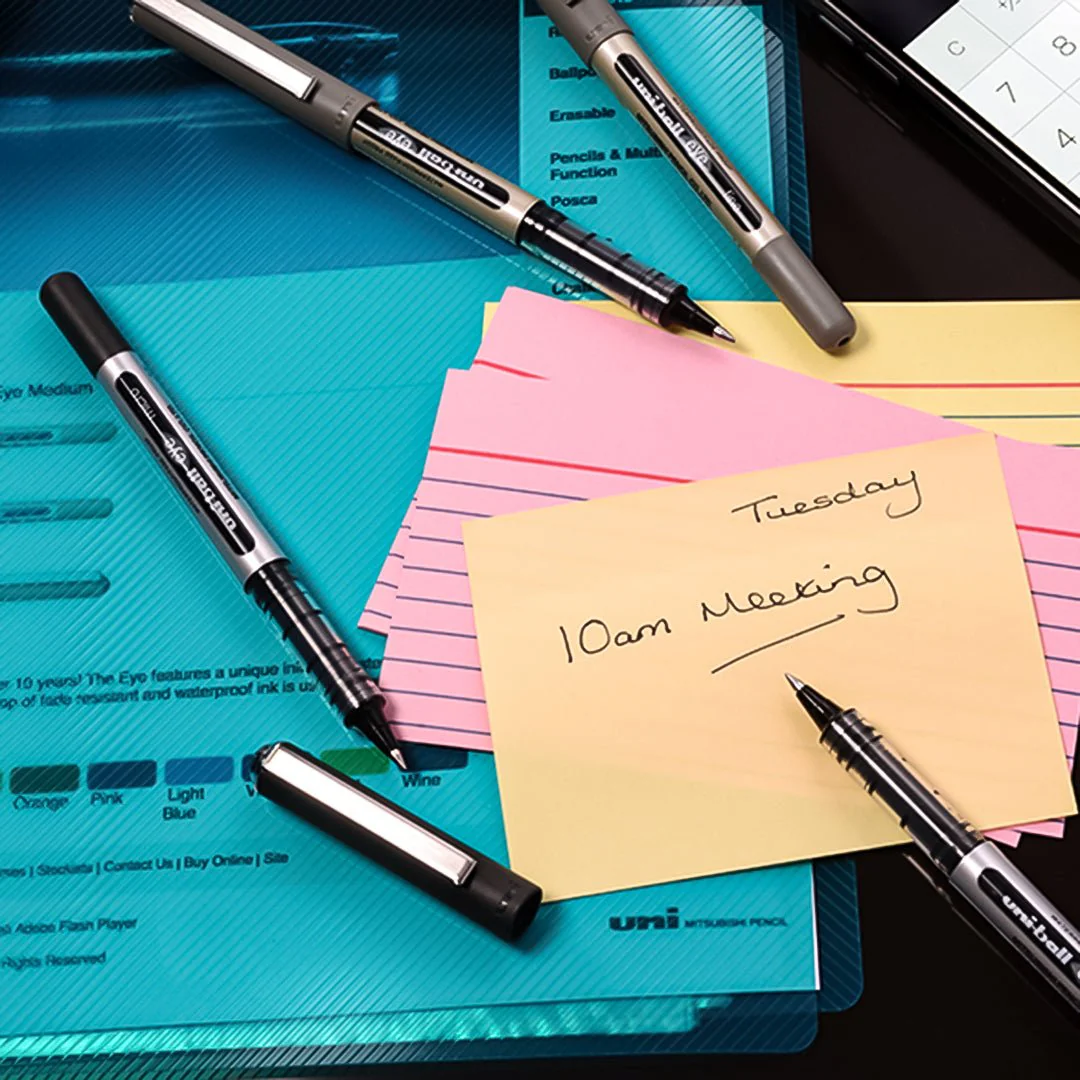 Uni-Ball Eye Multicolor Ink 0.7mm Roller Ball Pen Set - Image 10