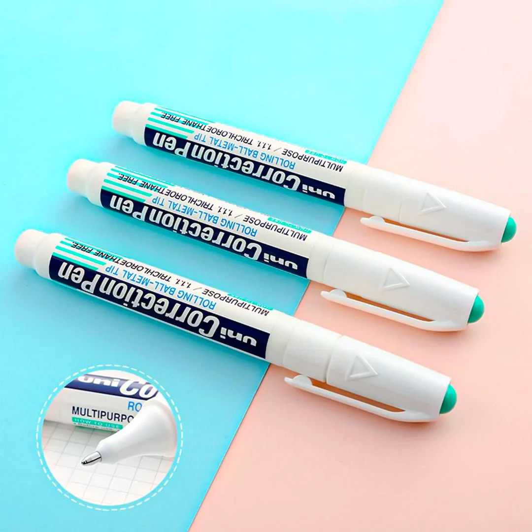 Uniball Correction Pen (White) - Image 5