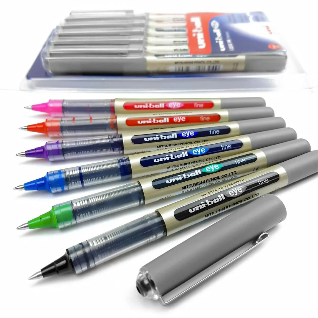 Uniball 0.7 mm Eye Liquid Ink Rollerball Pen - Image 4