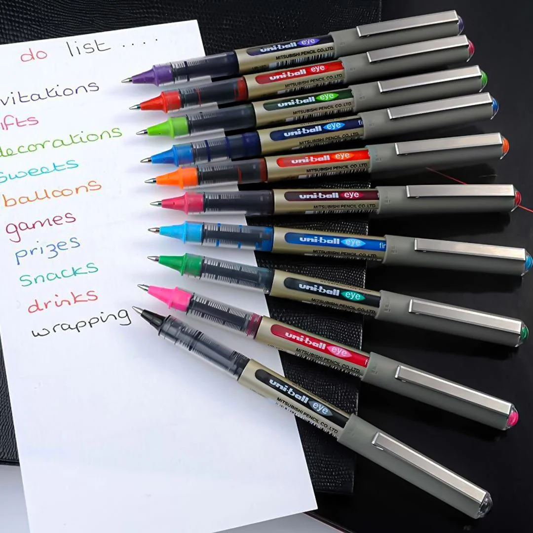 Uniball 0.7 mm Eye Liquid Ink Rollerball Pen - Image 5