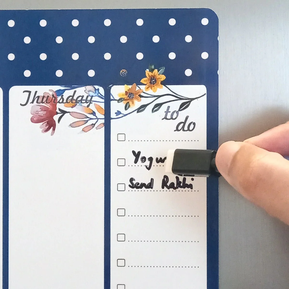 Gifts of Love Azalea Magnetic Rewritable Week Planner - Image 4