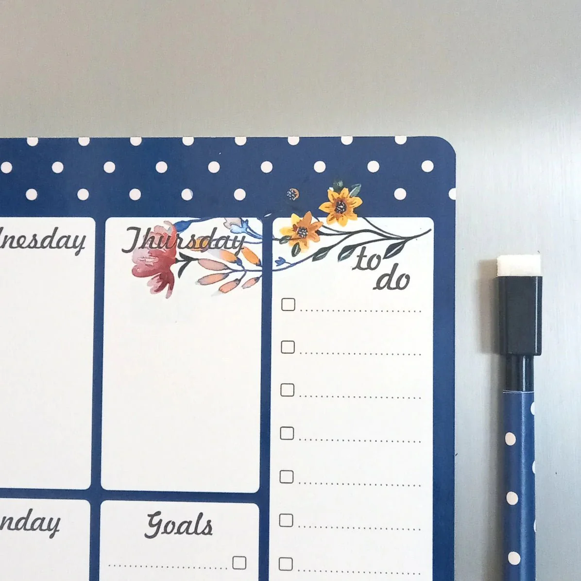 Gifts of Love Azalea Magnetic Rewritable Week Planner - Image 5