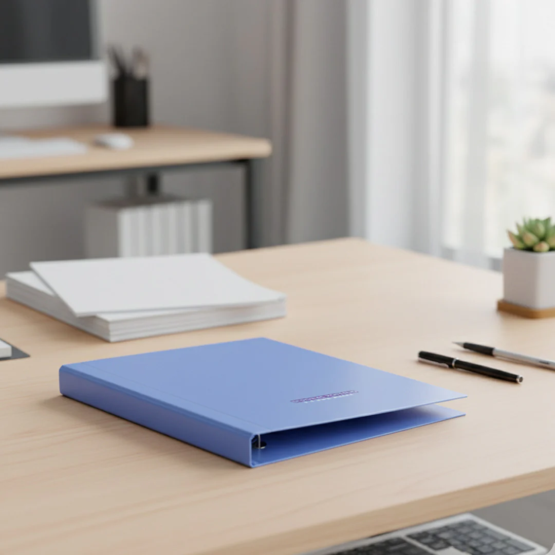 Worldone B4 Blue Ring Binder - Image 4